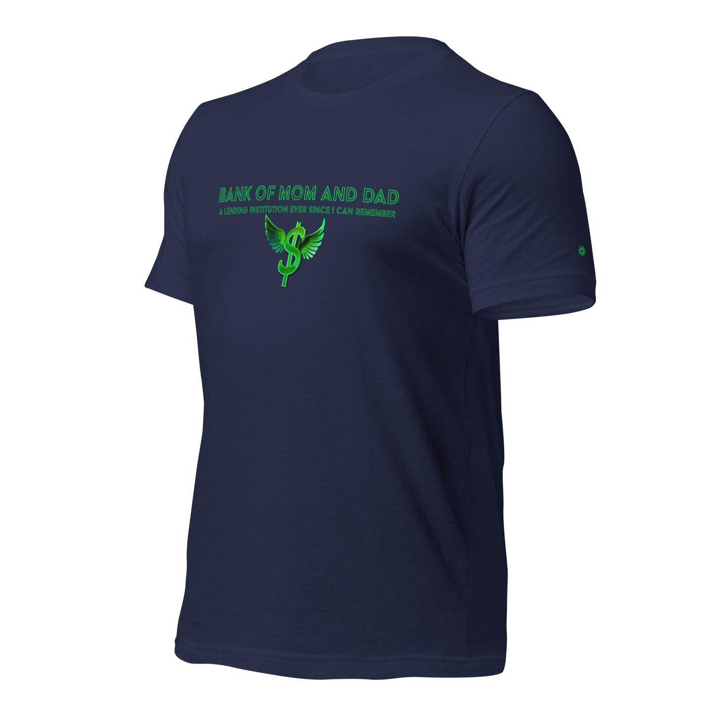 Bank of Mom and Dad - Unisex t-shirt (Dark Grey, Light Grey, Navy and White)