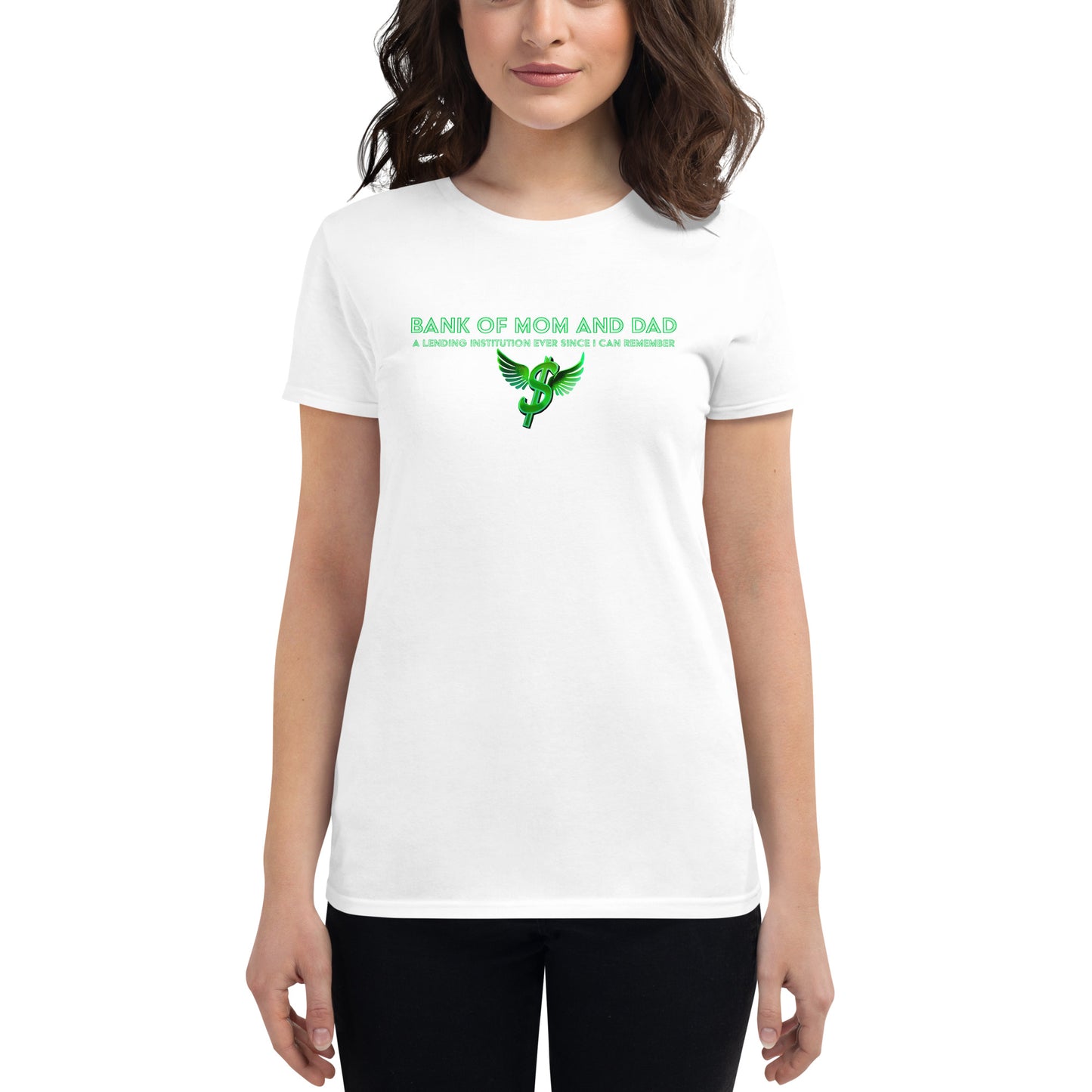 Bank of Mom and Dad - Fashion Fit T-shirt (White and Grey)