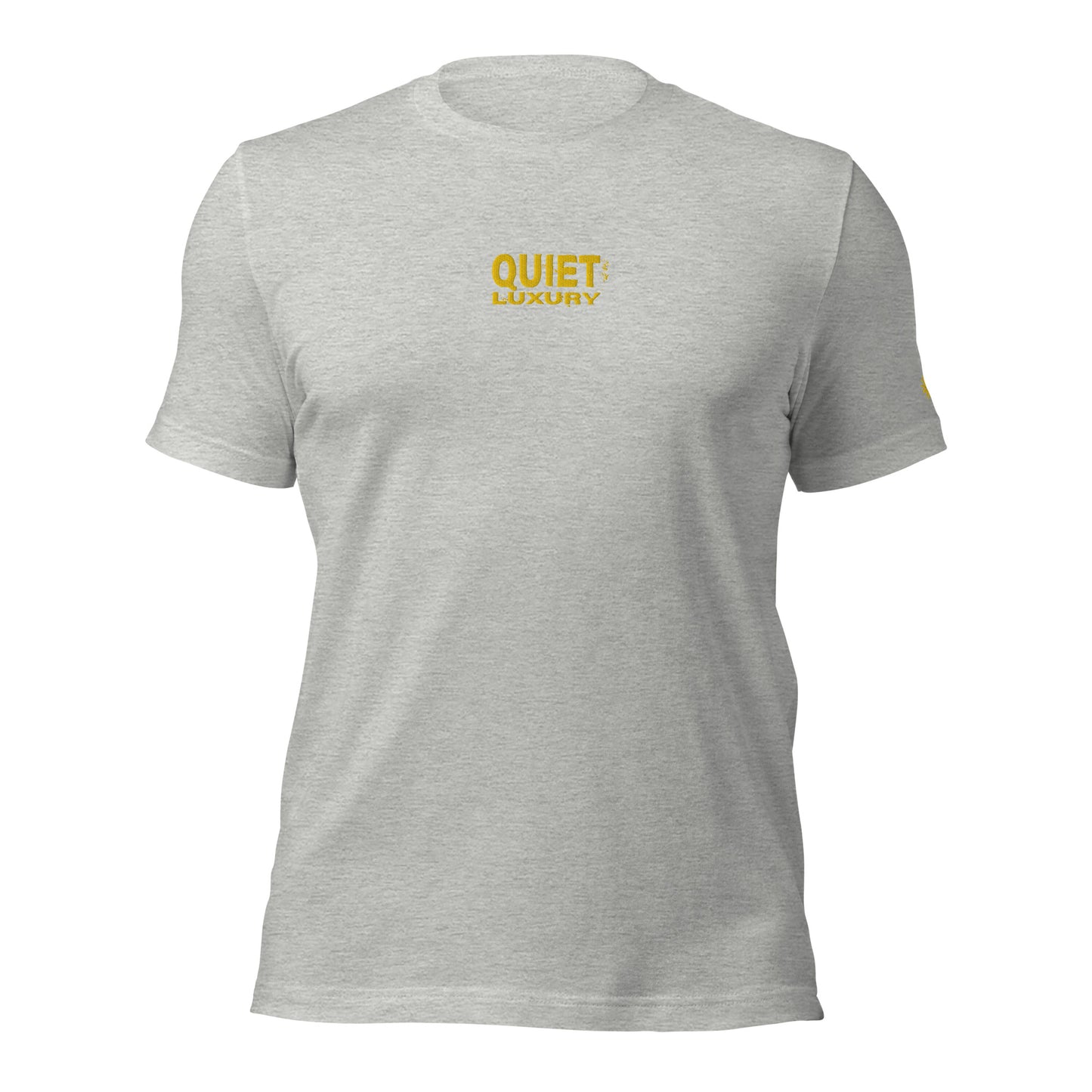 Quiet Luxury - Embroidered Unisex T-Shirt (Black, White or Grey)