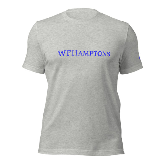 WorkFromHamptons (WFH) - Unisex T-Shirt (Grey and White)
