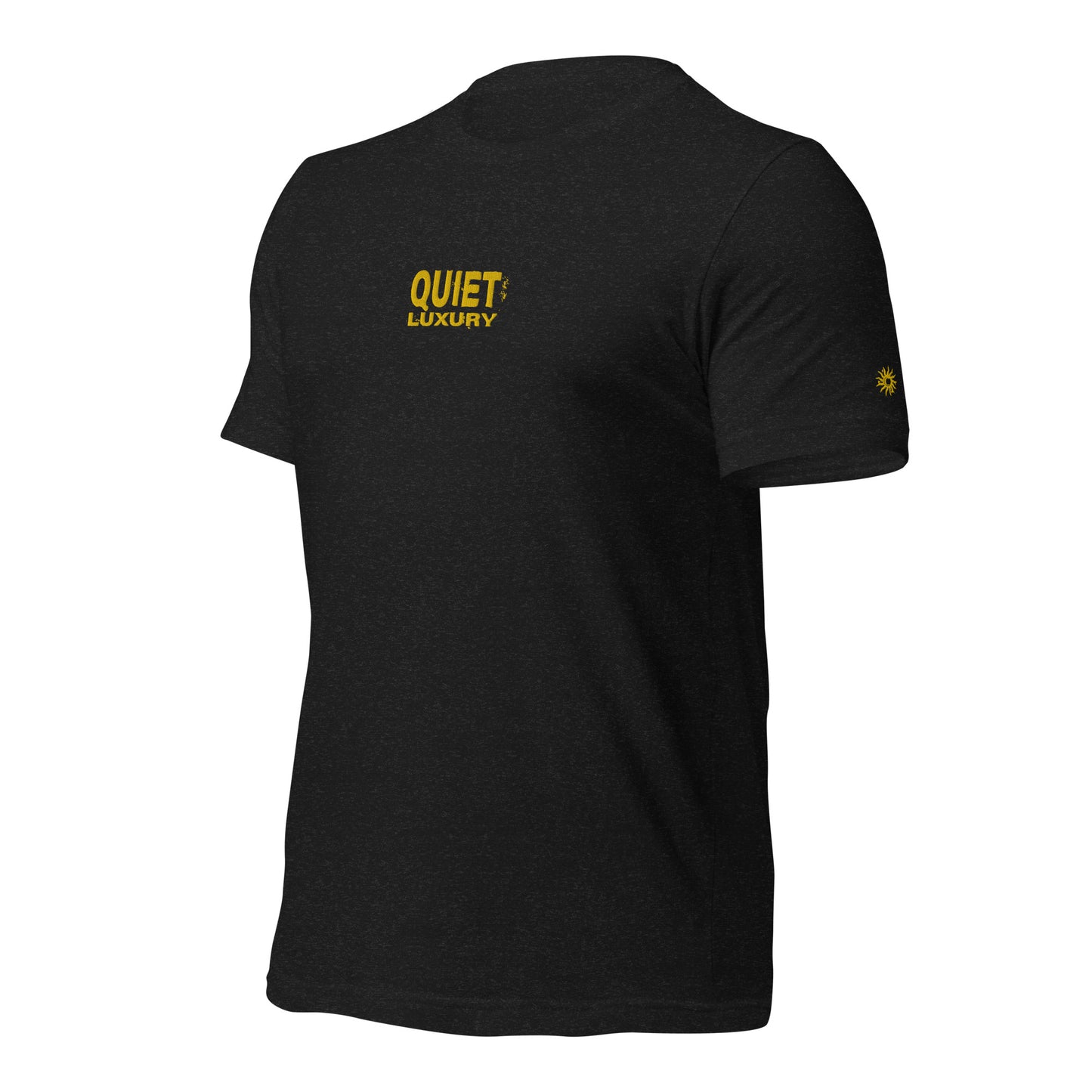 Quiet Luxury - Embroidered Unisex T-Shirt (Black, White or Grey)